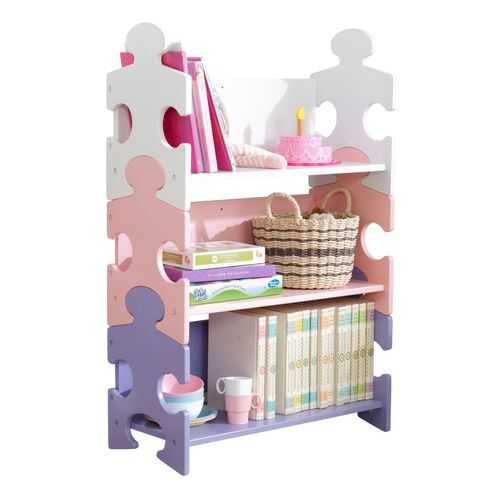 Система хранения KidKraft Пазл пастель Puzzle Bookshelf в Дятьково