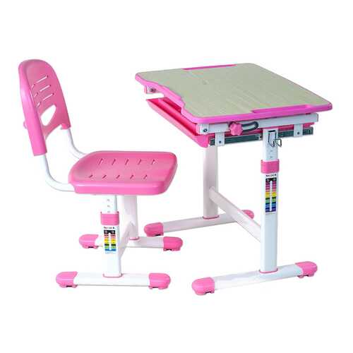 Парта со стулом Fun Desk PICCOLINO Pink (розовый) в Дятьково