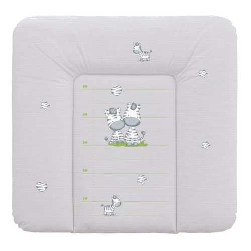 Матрас пеленальный Ceba Baby Zebra grey на комод, 70x75 см в Дятьково