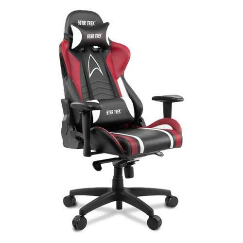 Игровое кресло Arozzi Gaming Chair - Star Trek Edition/Экокожа черная/красная/белая в Дятьково