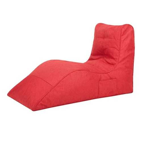 Кресло бескаркасное Папа Пуф Cinema Sofa Red, размер XXL, рогожка, красный в Дятьково