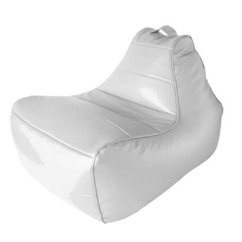 Кресло-мешок Папа Пуф Modern Lounger White, размер L, экокожа, белый в Дятьково