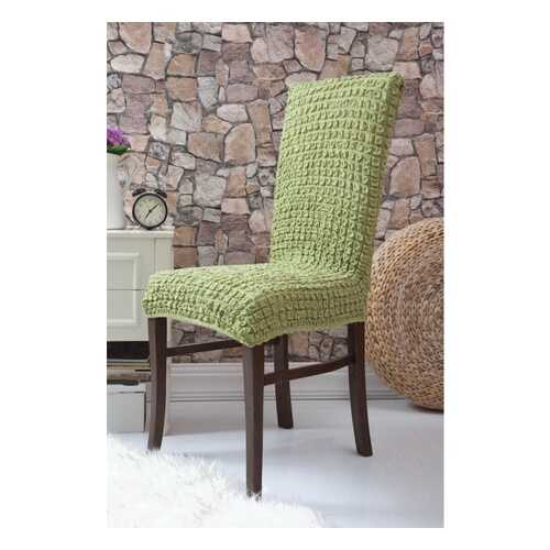 Чехол на стул без оборки Venera Chair, оливковый, 1 предмет в Дятьково