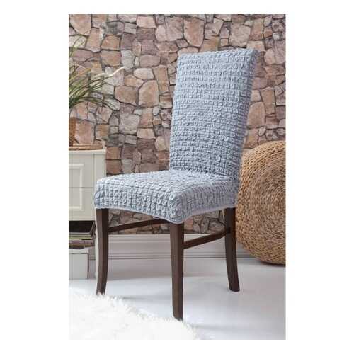 Чехол на стул без оборки Venera Chair, серый, 1 предмет в Дятьково