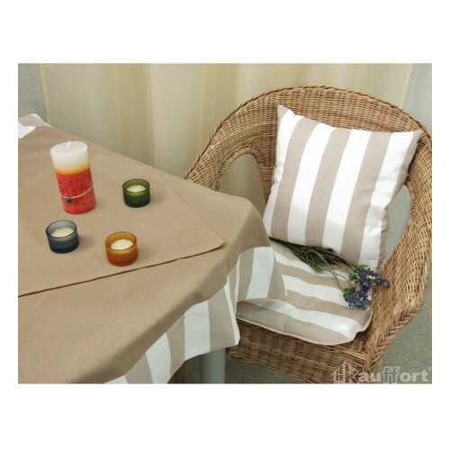Подушка на стул Krit Цвет: Молоко-Светло-Коричневый (40х40) в Дятьково